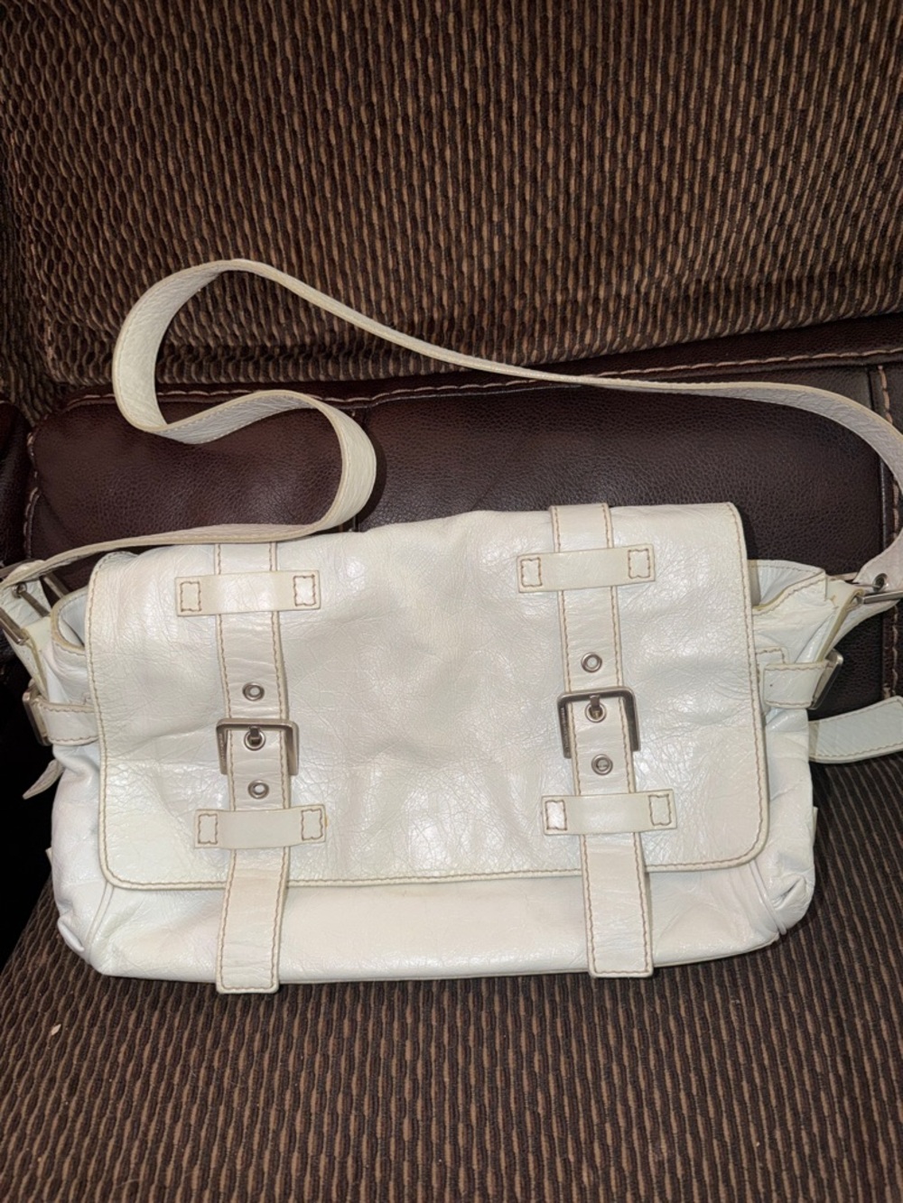 FRANCESCO BIASIA Vintage 90s Y2K Soft Leather Bag / handbag / shoulder bag